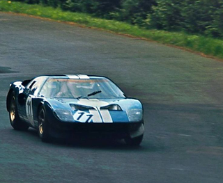 Illustration for article titled The Stig in a GT40?